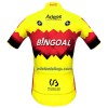 Fietskleding (Fietsshirt + Korte Koersbroek) 2023 Bingoal WB - Geel Rood